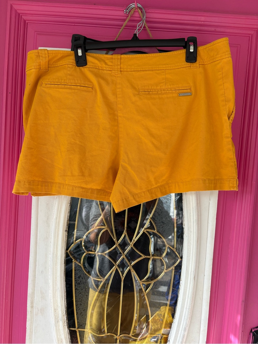 New York & Company Mustard Yellow Women's Shorts